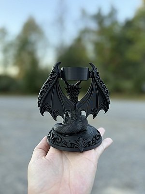 Подсвечник для чайной свечи Дракон 6