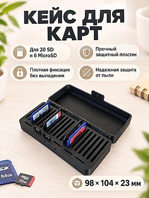 Кейс для карт памяти SD Case XXL 1