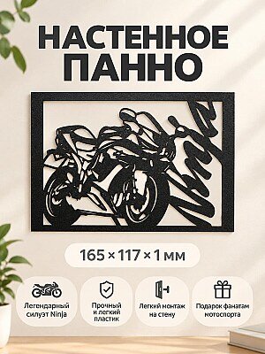 Настенное панно Kawasaki Ninja декор 1