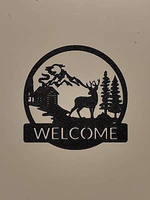 Настенное панно Welcome Олень в лесу 2