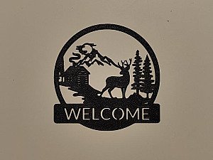 Настенное панно Welcome Олень в лесу 3