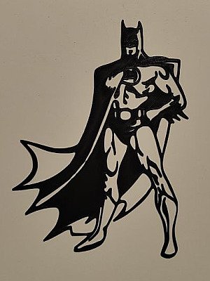 Настенный декор силуэт Batman 2