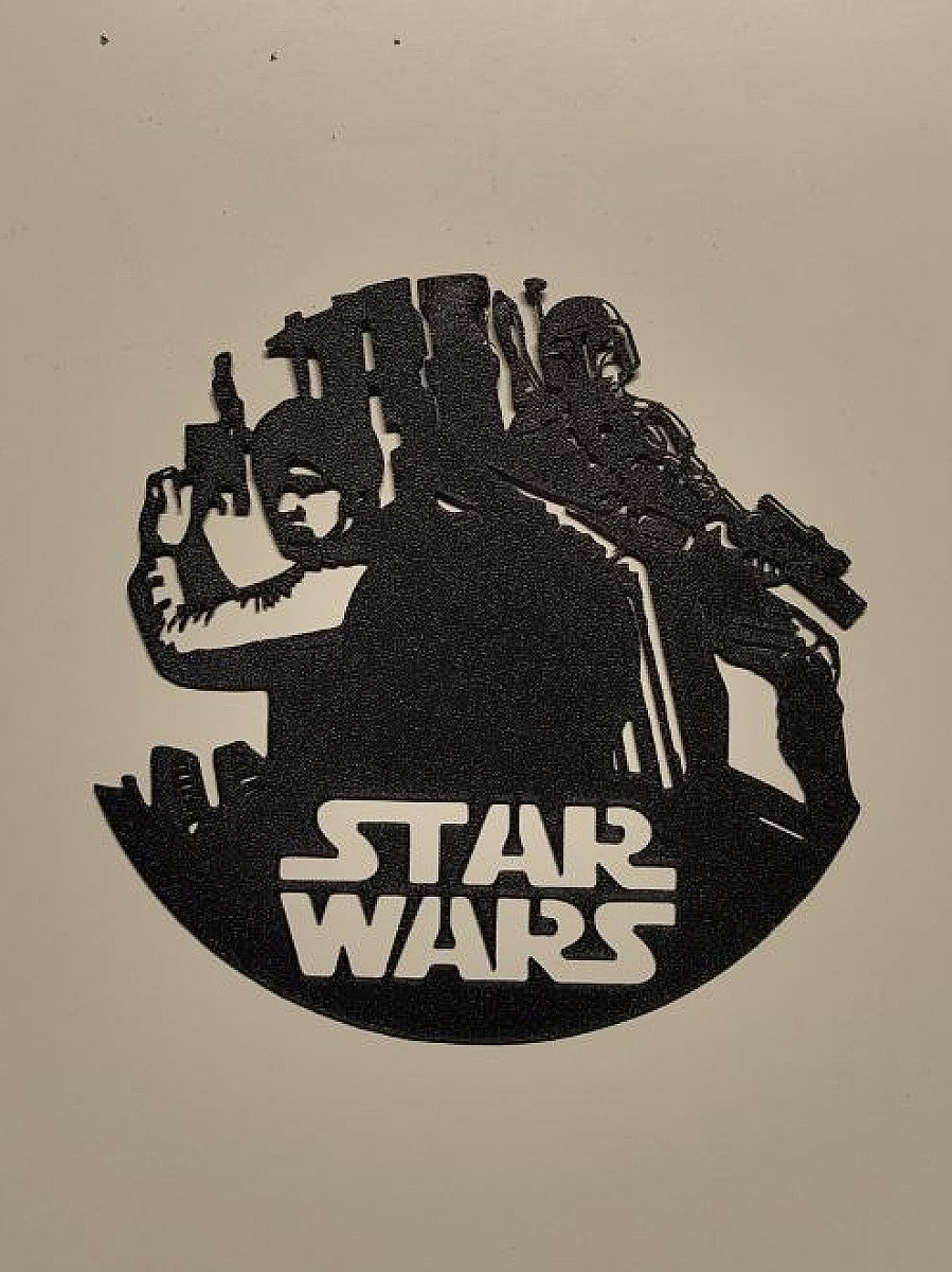 Настенный декор Star Wars Хан Соло и Боба Фетт