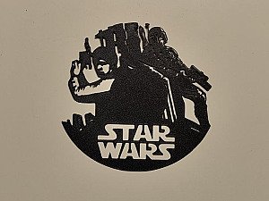 Настенный декор Star Wars Хан Соло и Боба Фетт 2