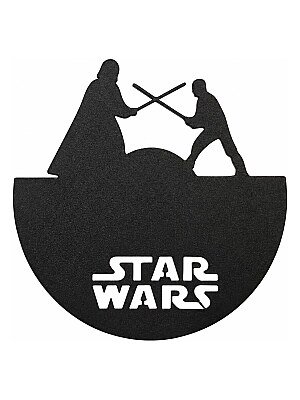 Настенный декор Star Wars Дуэль на световых мечах 3