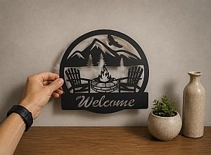 Настенная табличка Welcome Кемпинг 3