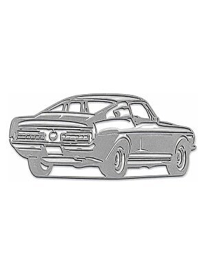 Настенный декор силуэт автомобиля Mustang 3