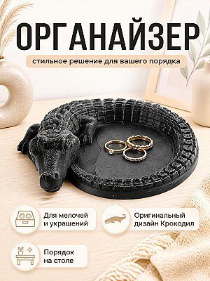 Органайзер-подставка Крокодил для мелочей 1