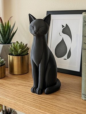 Статуэтка кошки в минималистичном стиле 2