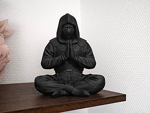 Фигурка Ниндзя в медитации, Дзен декор 2