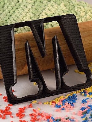 Формочка для печенья Буква М, 5 см 2