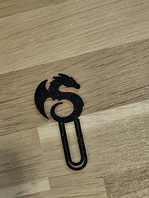Скрепка-закладка Дракон 5
