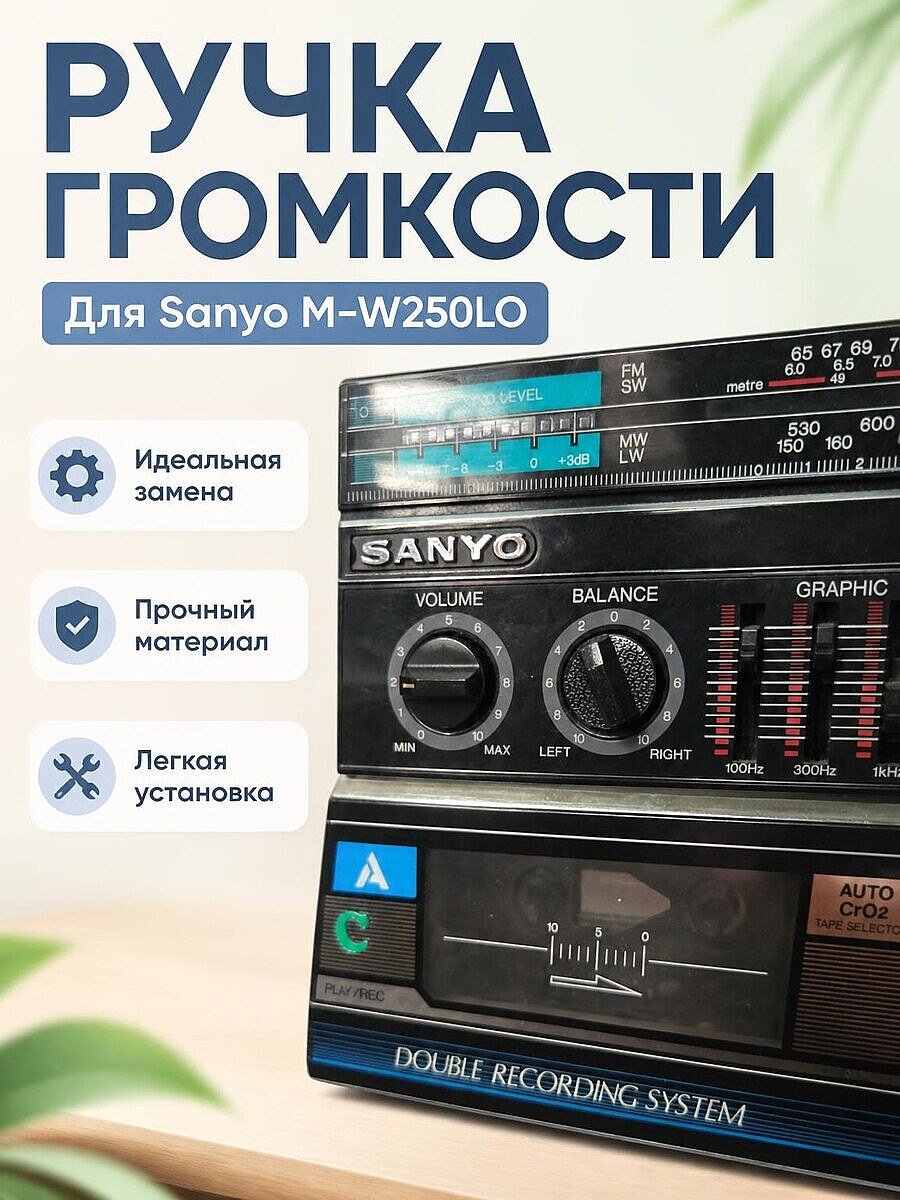 Ручка громкости для Sanyo M-W250LO
