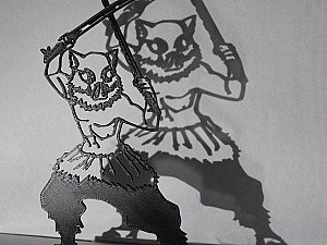 Силуэт Inosuke Hashibira Demon Slayer 3