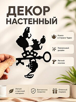 Декор настенный Алиса в Стране Чудес 1