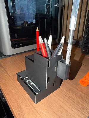 Держатель для ручек с лотком для IKEA Skadis 2