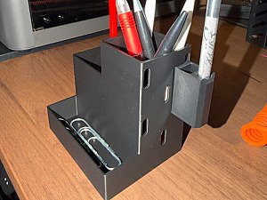 Держатель для ручек с лотком для IKEA Skadis 3