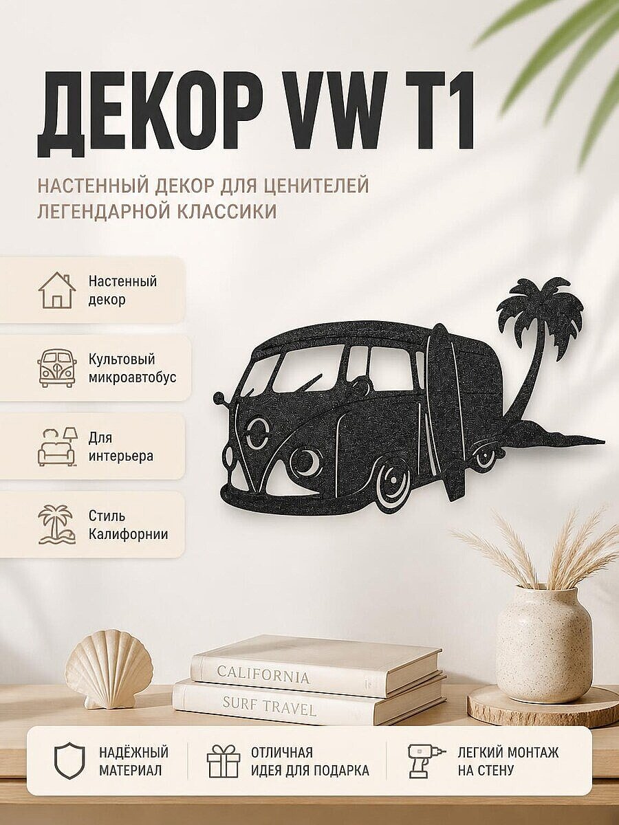 Настенный декор VW T1 Surf