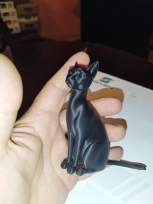 Декор Черный кот минимализм 2