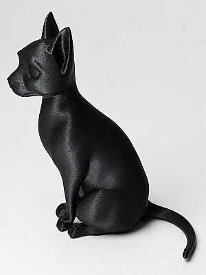 Декор Черный кот минимализм 6