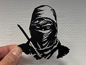 Декор для дома Ниндзя силуэт 2