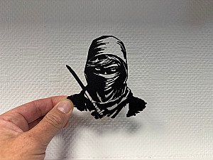 Декор для дома Ниндзя силуэт 3