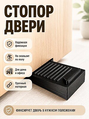 Дверной стопор клиновидный 1