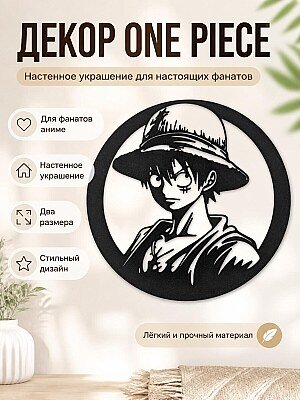 Настенный декор One Piece Луффи 1