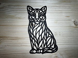 Настенный декор Кот, минимализм 3
