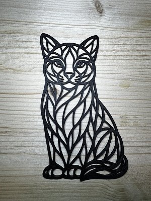 Настенный декор Кот, минимализм 4