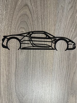 Декор настенный Porsche 918 Spyder силуэт 2
