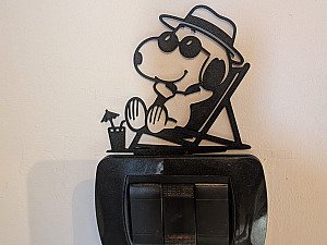 Декор для выключателя Snoopy Relax 3