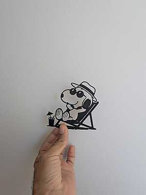 Декор для выключателя Snoopy Relax 4