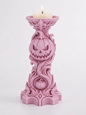 Подсвечник Halloween Samhain Тыква LED 4
