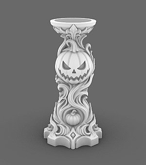 Подсвечник Halloween Samhain Тыква LED 5