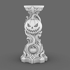 Подсвечник Halloween Samhain Тыква LED 7