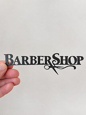 Логотип Barbershop для декора 2
