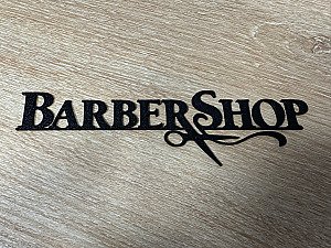 Логотип Barbershop для декора 3