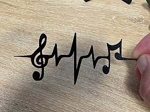 Настенный декор "Музыка - это жизнь" 3