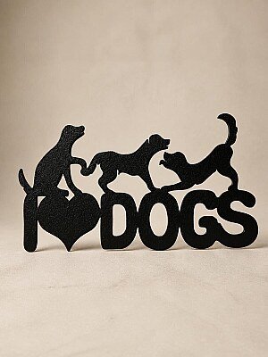 Настенный декор I love dogs 3