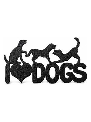 Настенный декор I love dogs 4