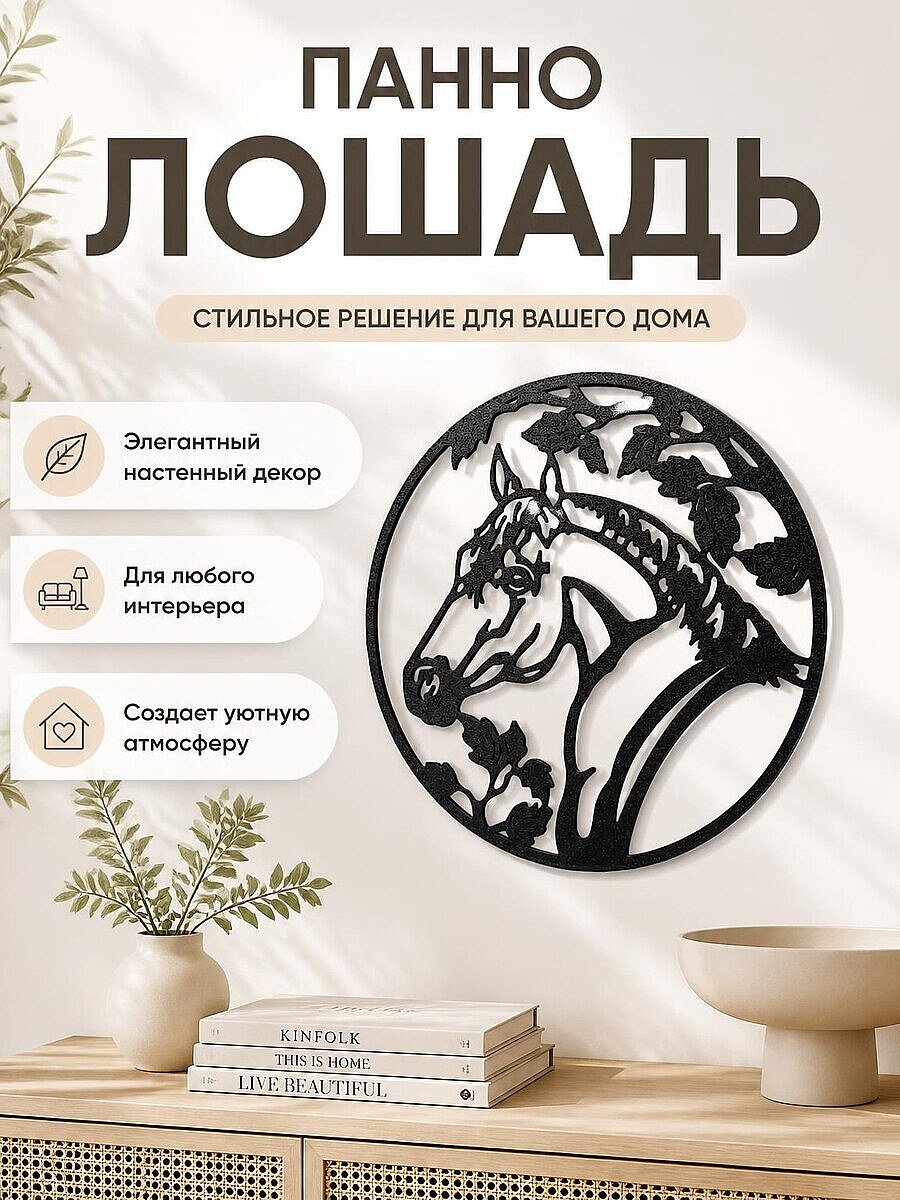 Настенный декор Голова лошади