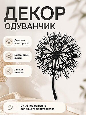 Настенный декор Одуванчик 1