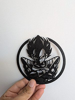 Настенный декор Веджета из Dragon Ball 2