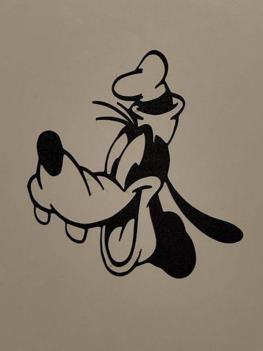 Силуэт Гуфи Disney, настенный декор