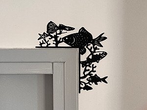 Декор для дверного угла Рыбы 3