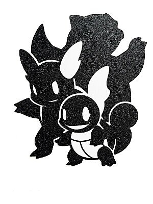 Декор Pokemon Сквиртл, Вартортл и Бластойз 3