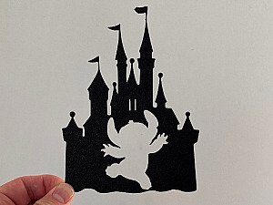 Настенный декор Disney Замок и Стич 2