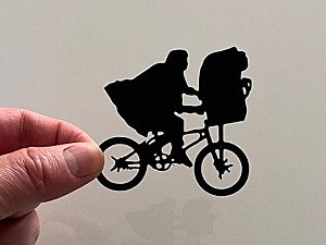 Декор для интерьера E.T. Инопланетянин на велосипеде 2