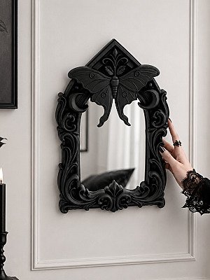 Рама для зеркала Goth Moth Moon baroque 2